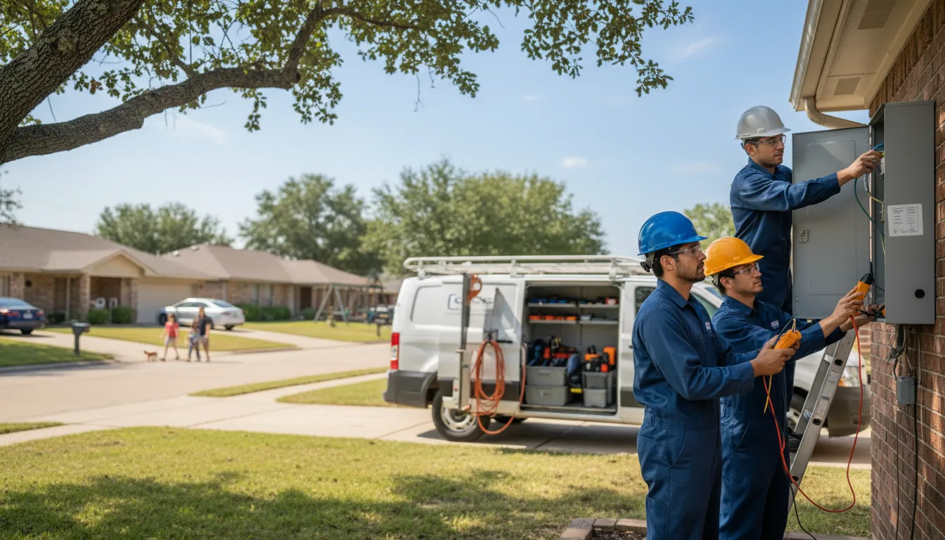 Certified electrician providing emergency electrical services in Sinai, SD